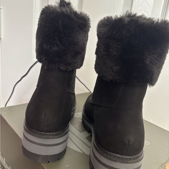 Timberland Black Winter Boots for cold, rain, or snow! - Picture 2 of 5